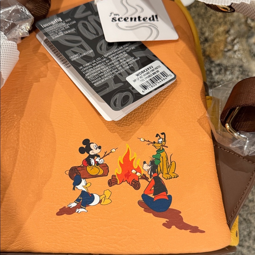 Disney Minnie Mouse S'mores SCENTED mini backpack. Exclusive Drop - Picture 3 of 11